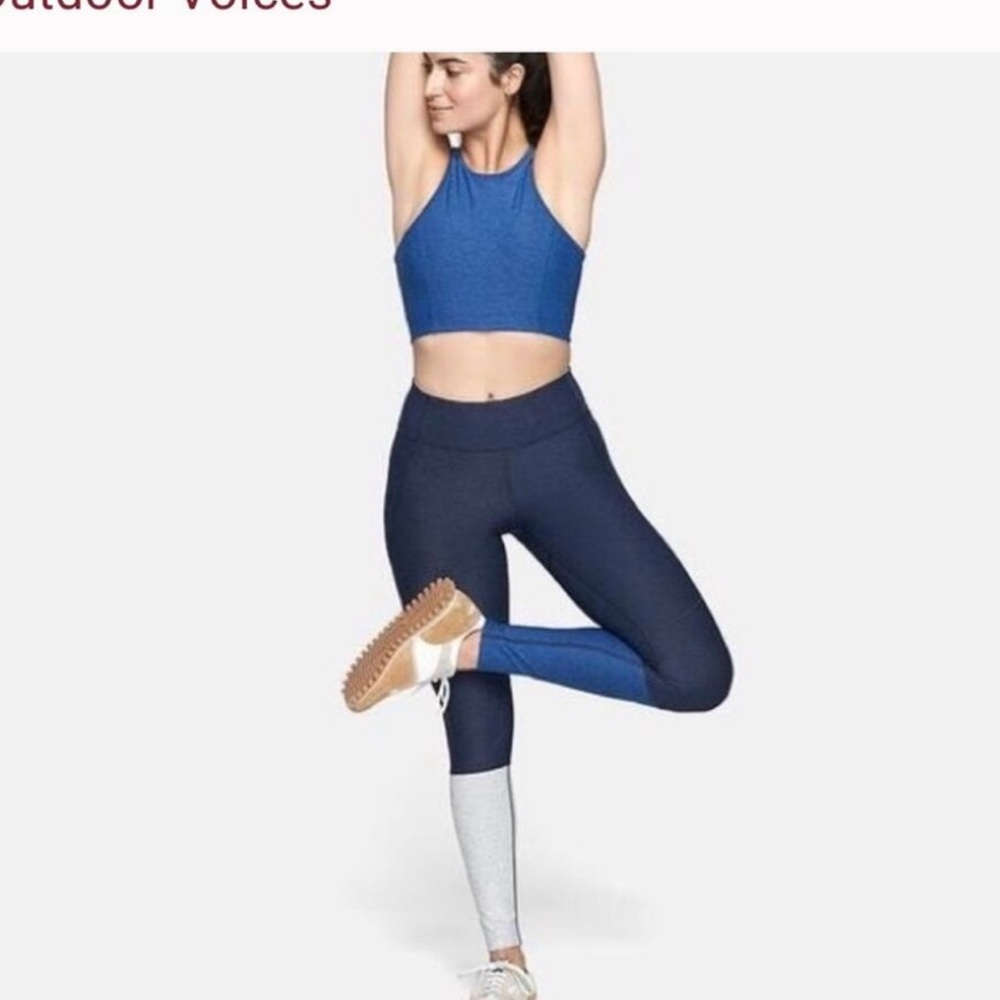 Outdoor Voices Deep Sea/Dove/Navy Dipped Legging